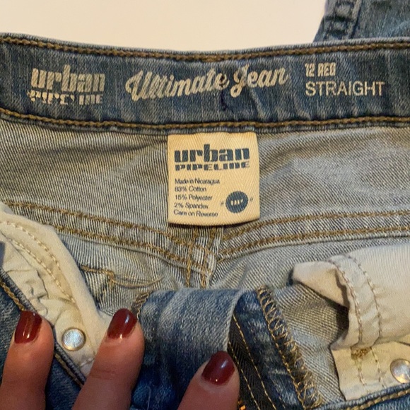 Two pair boy’s Urban Pipeline jeans - Picture 5 of 5